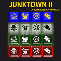  (JACK Keyboard Keycaps customized)SP SA Junktown Radiation Ball Cap Personality keycaps