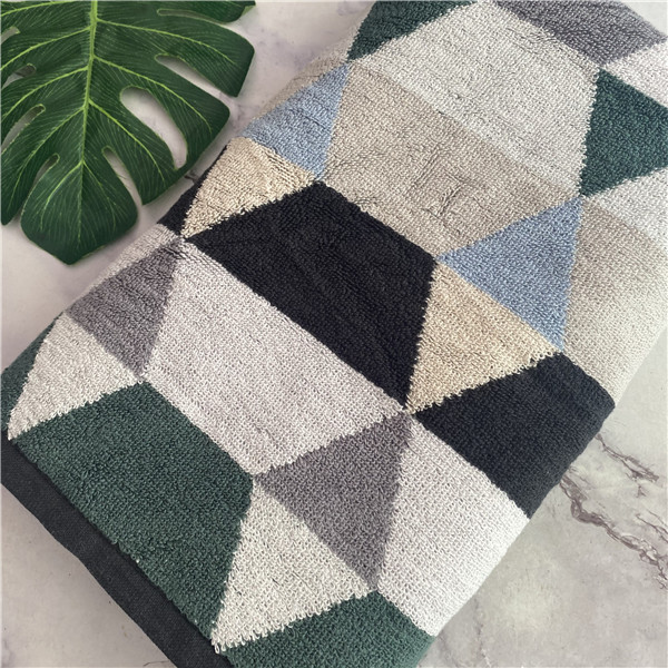 Foreign trade export original single 100% cotton household unisex large bath towel absorbent thickened bath towel gray bath towel