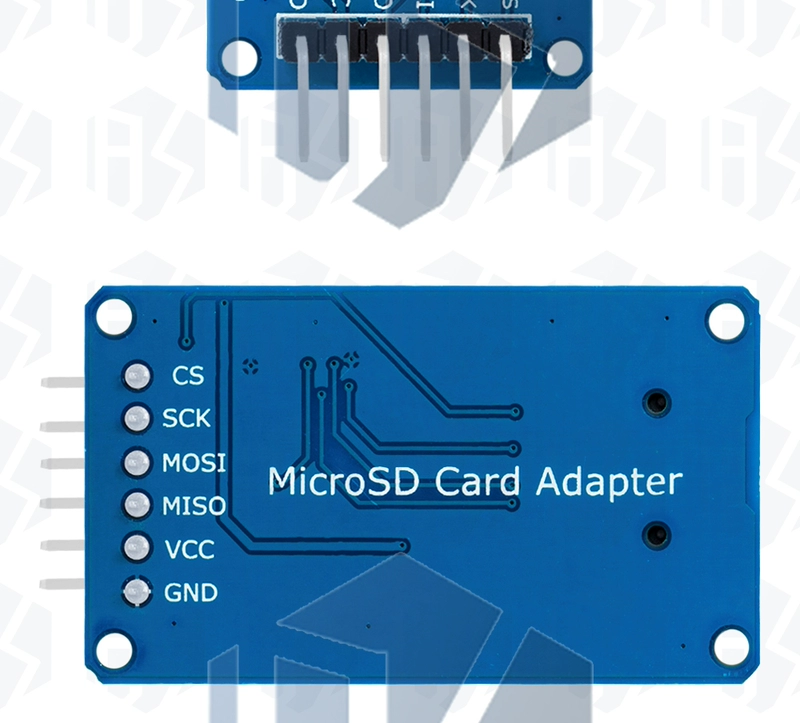 Mô-đun thẻ SD Giao diện SPI Đầu đọc và ghi thẻ TF với chip chuyển đổi cấp độ