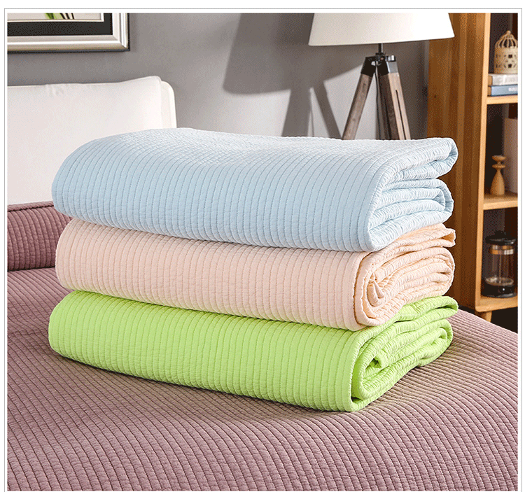 giường bằng vải bông quilting cát bao gồm một gia đình bốn ba mảnh chăn bông được tấm trượt trơn dày bông - Trải giường ga giuong dep