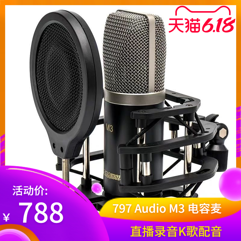 797 AUDIO M3 Recording Anchor K Song Condenser Microphone