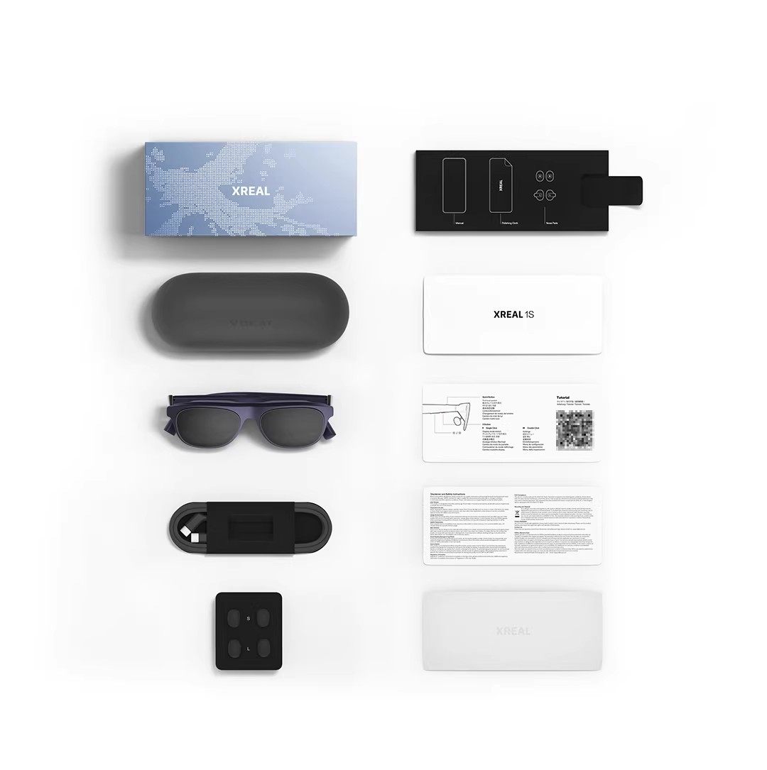 ar设备 xreal1s ar智能眼镜原生2d转3d自研x1芯片空中巨幕500英寸52度fov