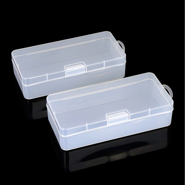Rectangular transparent pp box plastic case digital electronic accessories packaging box injection box resistant to fall clamshell empty box