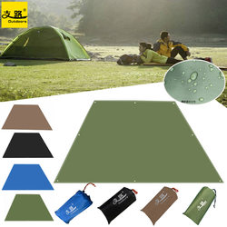 Branch road outdoor tent picnic cloth moisture-proof Oxford sunscreen camping ground mat canopy large waterproof and moisture-proof mat