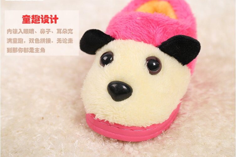 Pantoufles enfants en suède pour hiver - semelle EVA - Ref 1004986 Image 12