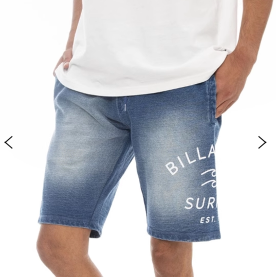 Slightly Flawed, Small Hole, Japanese Order, Billabong New Style, Clean Logo, All-Cotton Fine Terry Elastic Waistband Shorts, Parent-Child Set