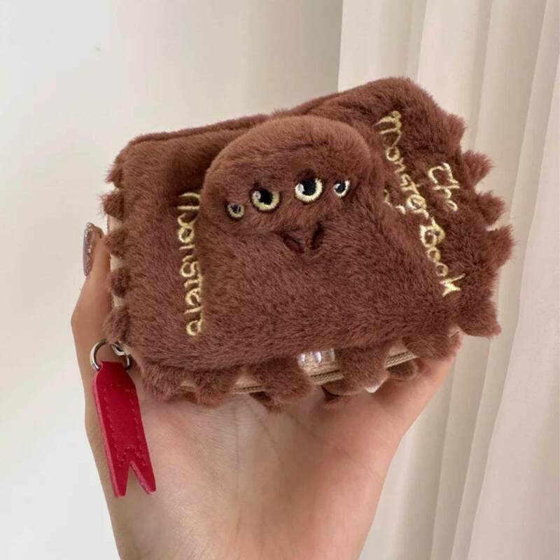 Harry Potter LAOSHU Monster Book of Monsters Mini Plush Headphone Bag Pendant Hogwarts Gift