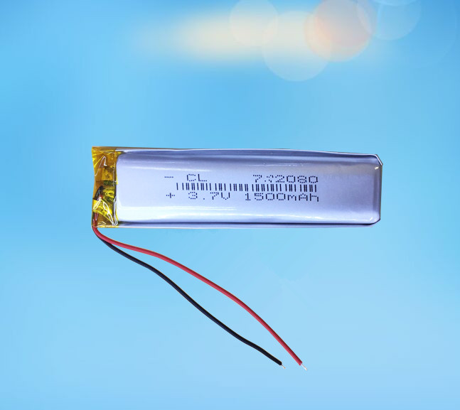 1500mAh 3 7V Lithium Polymer Battery 702080 Driving Recorder LED Speaker Toy Battery