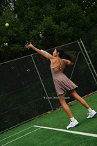 FP Movement 2024 new womens tennis dress earth color