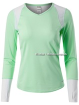 Bolle woman long sleeve sports blouses for womens tennis blouses