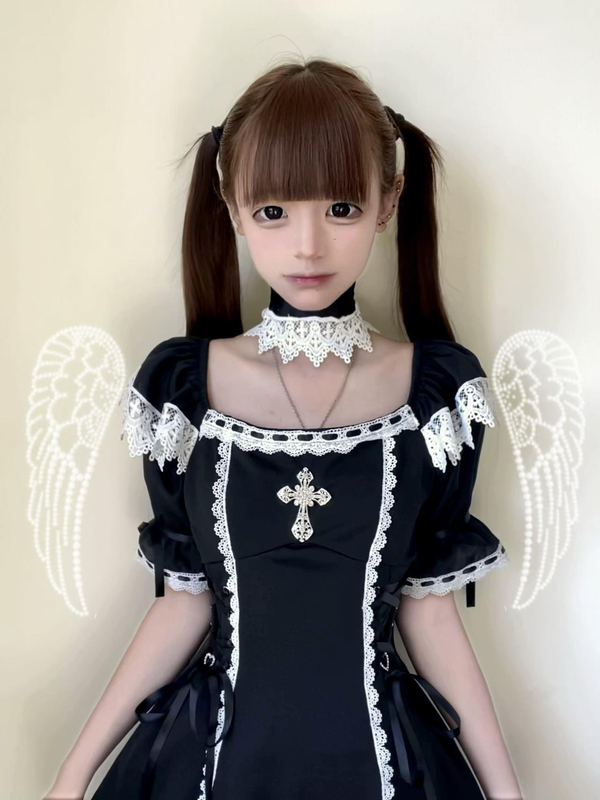 【Love and Salvation】Japanese Lunatic Moon Authorized Doll-Style Cross Dress Subculture Outfit