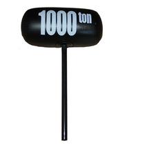 Inflatable hard handle hammer hammer Childrens toy hammer large thousand-ton hammer Inflatable toy cartoon hammer LOGO customization