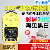 Portable carbon dioxide detector CO2 acousto-optic alarm sensor handheld carbon dioxide tester