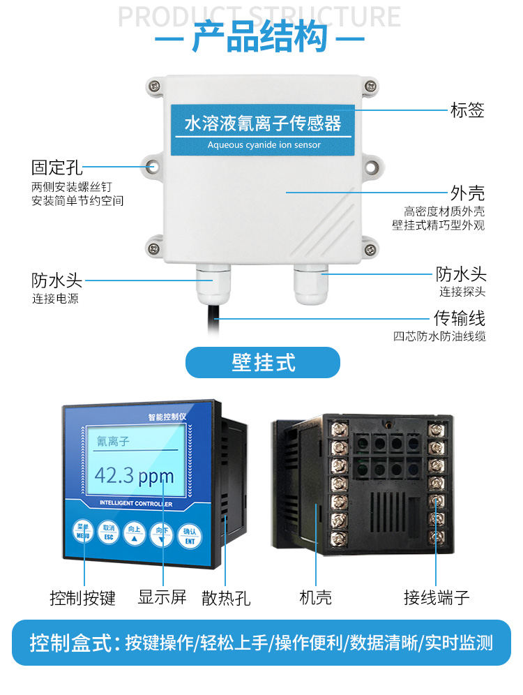 水质氰离子传感器