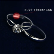 Trang sức cô dâu nhẫn đôi nhẫn nhẫn nhẫn nam và nữ trao đổi đạo cụ đám cưới mô phỏng cặp zircon sống miệng