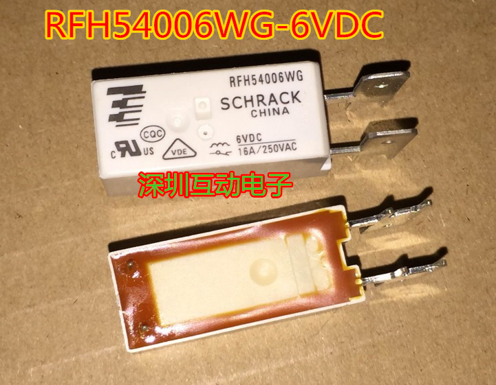 RFH54006W RFH54006 6VDC 16A SCHRACK Schalter Kontrolle /'/'UK Company SINCE1983