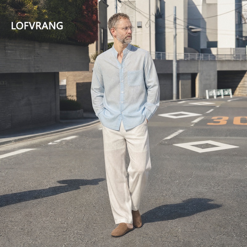 Lofvrang | Artist | Old Money Style Quiet Luxury Series Men's Casual Commuting Long-Sleeved Linen Shirt Lofvrang | Artist | Old Money Style Quiet Luxury Series Men's Casual Commuting Long-Sleeved Linen Shirt