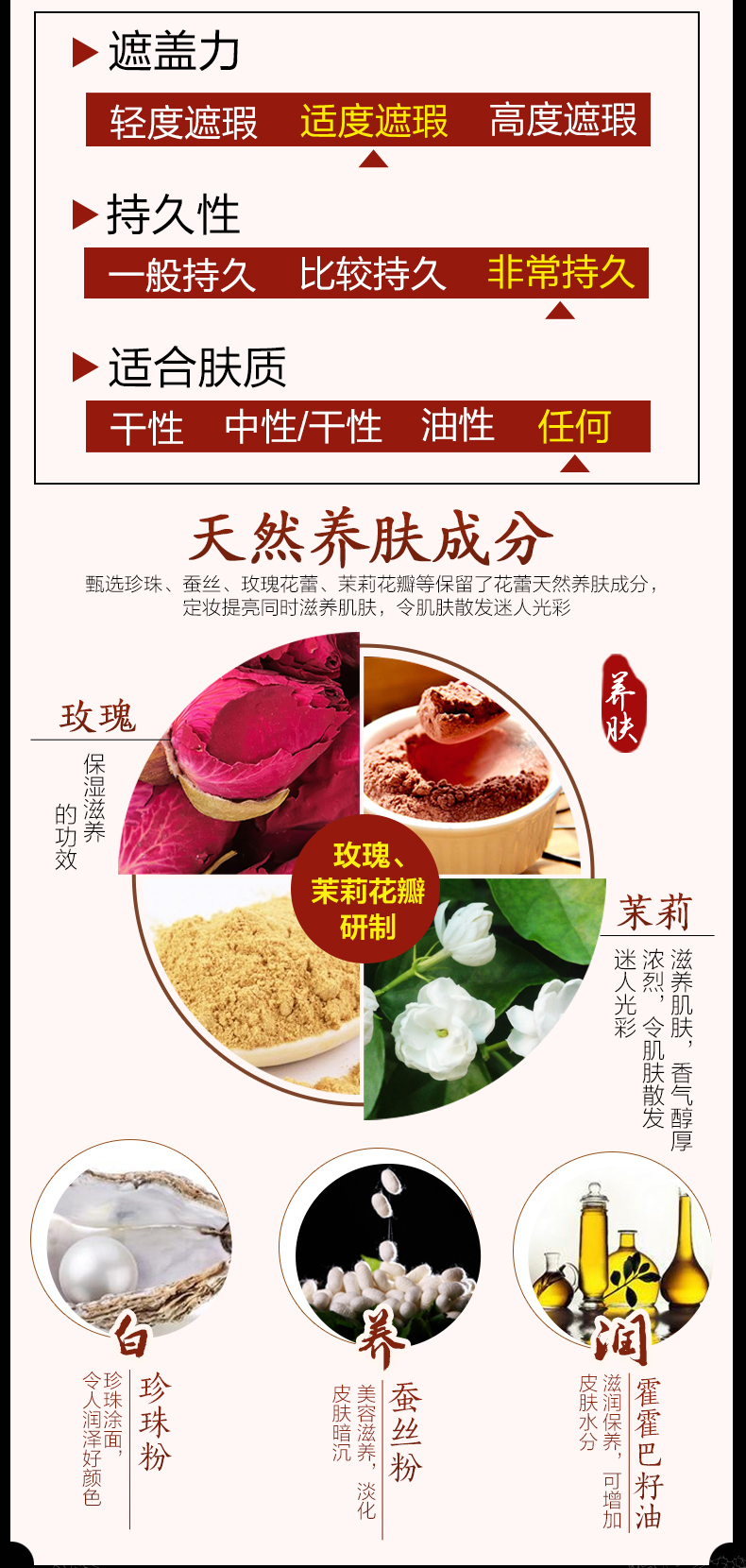 Phấn trắng Meikang, làm trắng sáng, trang điểm bền, phấn khô, không tẩy trang - Bột nén phấn nền essance