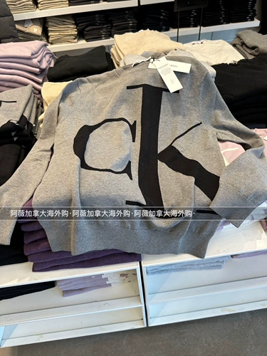 Awei Calvin Klein/Kevin Cleo Мужские повседневные круглые шейки CK Письма Pama Pame Wleater