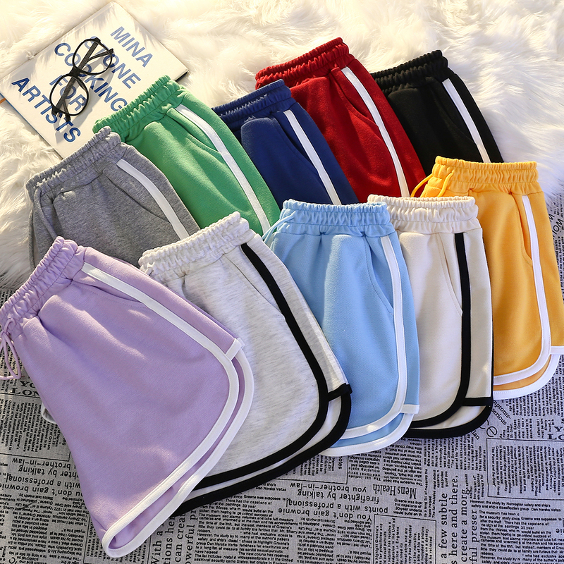 Korean Style Shorts Direct from the Factory~ Versatile Casual Sports Shorts Summer High-Waisted Wide-Leg Pants for Women ins