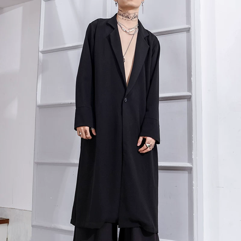 Summer long trench coat, white jacket, mid-length