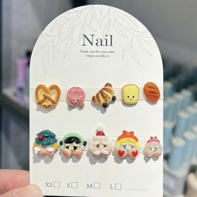 Renminbi | Jjellycat Crybaby Nail Art Accessories Collaboration Model, Purely Handmade with a Curved Back Surface. Renminbi | Jjellycat Crybaby Nail Art Accessories Collaboration Model, Purely Handmade with a Curved Back Surface.