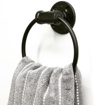 American hardware towel ring iron art hardware handle wooden door cabinet door wall pull ring clothing store clothes scarf ring