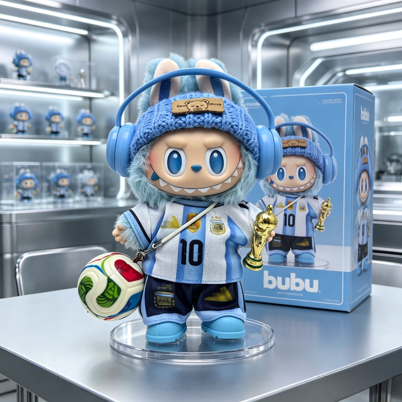 Labubu World Cup Doll Clothes First Generation Second Generation Third Generation 17cm Universal Labubu Football Sports Clothes Replacement Outfit