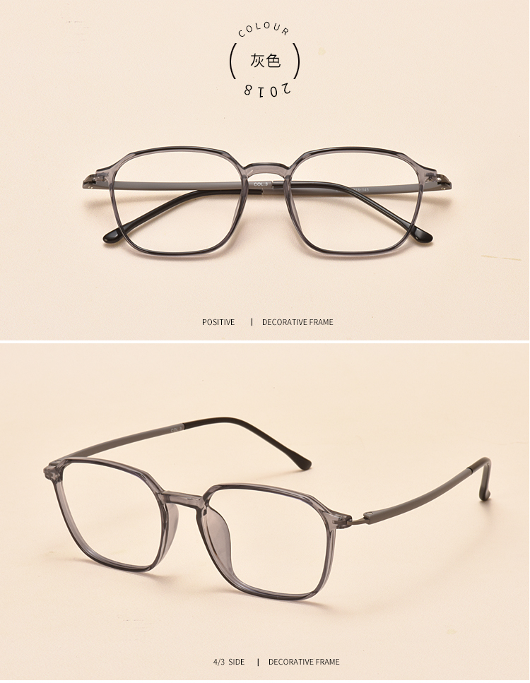 Đa giác siêu nhẹ khung kính retro với cận thị loạn thị màu mắt mở rộng khuôn mặt tròn khung nam thủy triều kính chrome hearts
