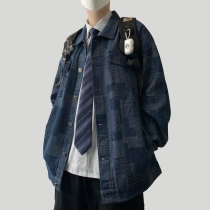 Wooden Village Uncles Dk Days Casual Shirts Mens Spring Autumn Season Teen Students Tooling Washed Denim Jacket Jacket