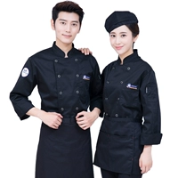 Черный лонгслив, фартук