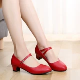 Танцующая серебряная обувь, туфли для матери, из натуральной кожи