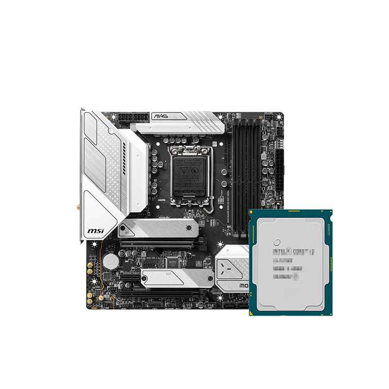 Intel Intel i3 12100 12400F MSI ASUS H610 DDR4 Motherboard Set