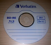 (Kyoyu century) Verbatim Weibo BD-RE 25GB can be repeatedly written with blue light disc blank light