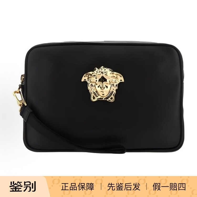 Versace Medusa Leather Black Unisex Clutch Bag Dp88507 Dvt8Me Versace Medusa Leather Black Unisex Clutch Bag Dp88507 Dvt8Me