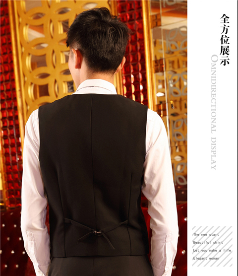 Khách sạn làm việc đặt KTV đêm dài tay tùy chỉnh nhà hàng Tây bồi bàn vest nam và nữ bida vest nữ áo khoác nữ hàng hiệu