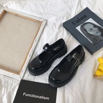 Small sun home small leather shoes female British single shoes 2021 New jk shoes Japanese Joker retro Mary Jane shoes