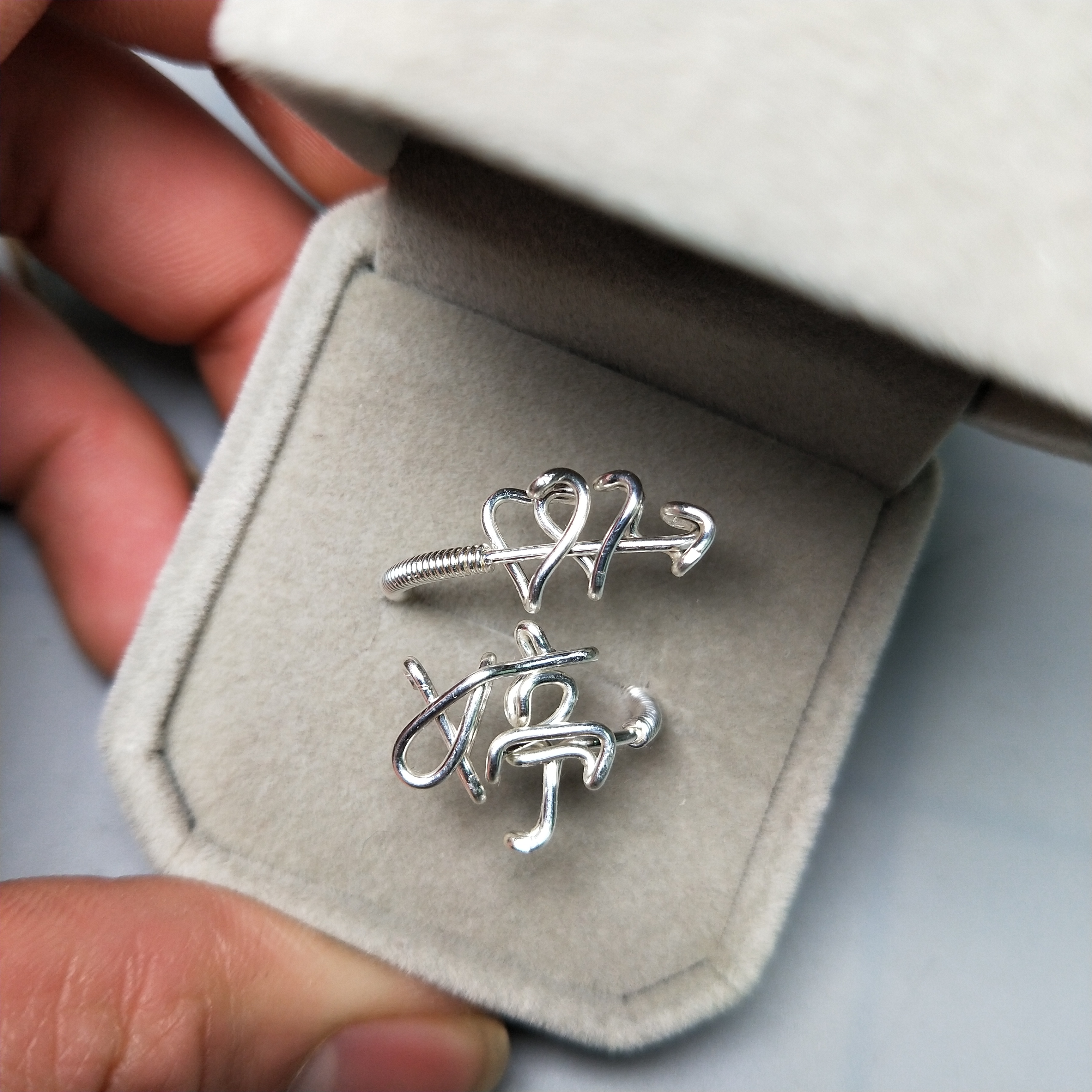 Bague mixte en Argenterie - Ref 3088979 Image 3