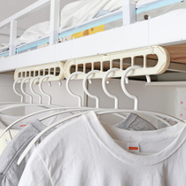 College dormitory upper bunk bedside clothes hook bed seam bedside punch-free hook hanging clothes hanger bedroom artifact