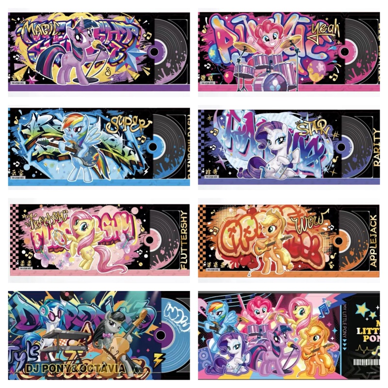 Official My Little Pony Sparkle Note Laser Ticket Card Soul Rock Friendship Magic Band Fluttershy Pinkie Pie Official My Little Pony Sparkle Note Laser Ticket Card Soul Rock Friendship Magic Band Fluttershy Pinkie Pie