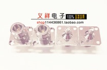 Connector conversion head N female turn SMA female four hole square plate N-type hole-SMA outer screw inner hole all copper