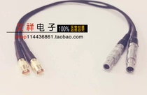 Cable MCX female inner hole head to LEMO FFA 00S Male RG147 cable 0 5 meters 50 ohms