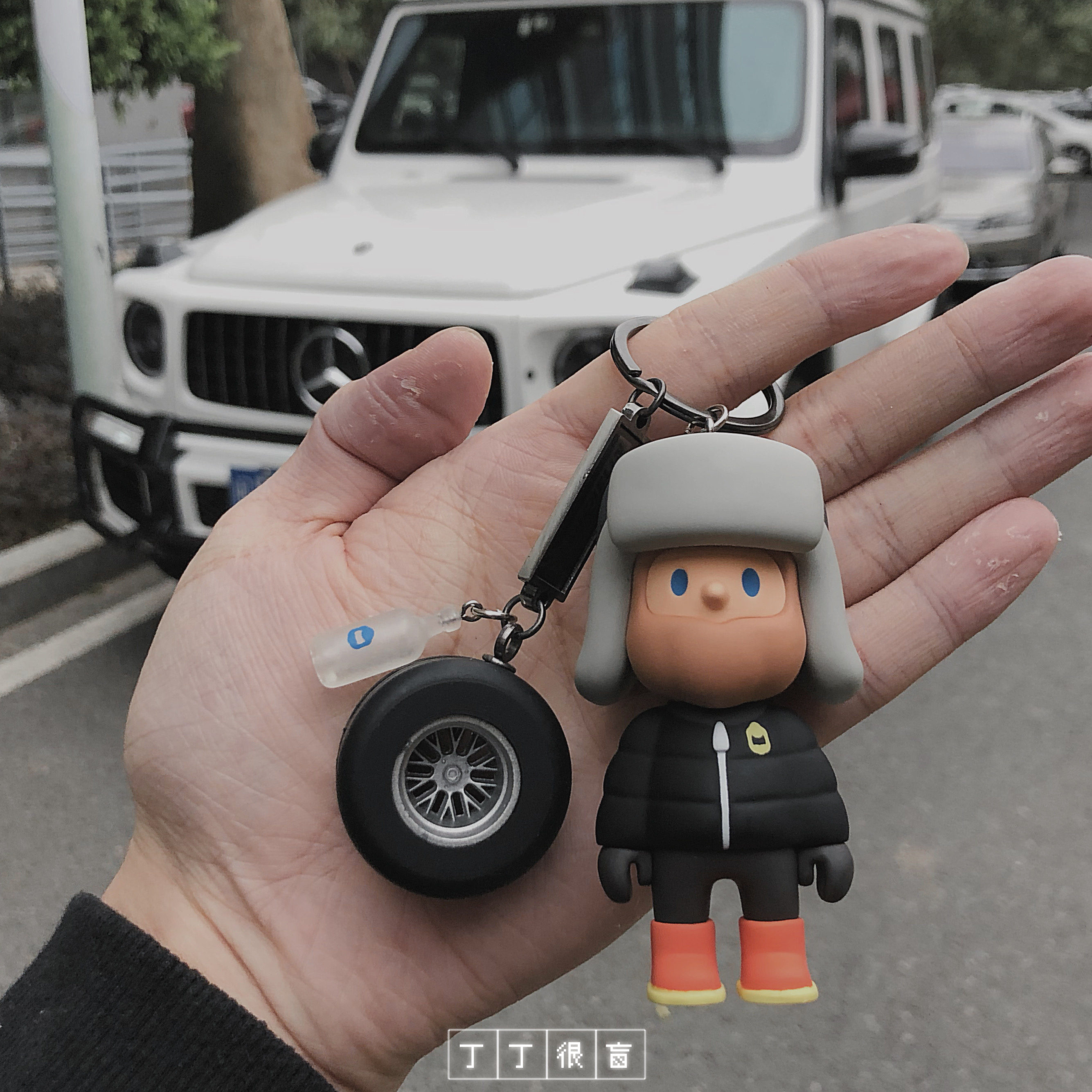 FARMER BOB racing boyfriend mountain color blind box car keychain out of print ins pendant custom gift