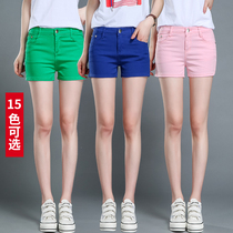 Denim super shorts womens summer 2021 new outer wear loose Korean version of the tide a-line thin high waist net red wide leg hot pants