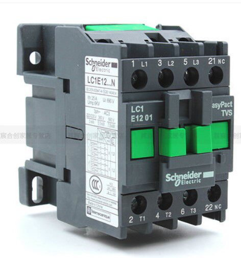 Original Schneider door lock lock brake AC contactor le12A LC1-E1201 110V 220V elevator