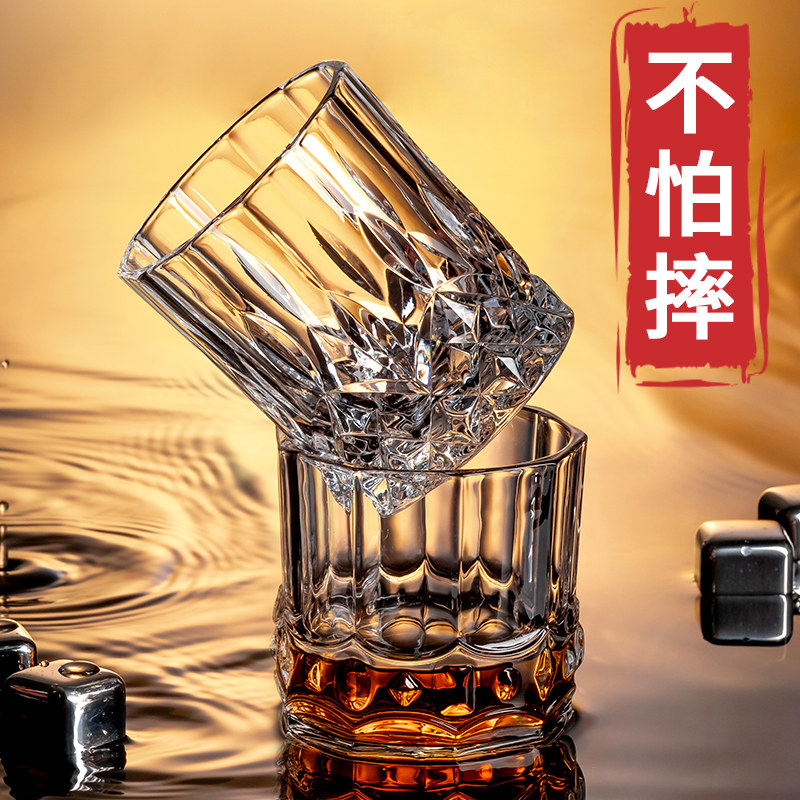 New Products Whisky Wine Cups Foreign Wine Cups Crystal Glass Ins Wind Nordic Vintage Home Beer High-end Wine Furniture