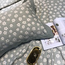 Net red high-grade padded quilted double towel quilt summer thin quilt Air conditioning quilt cotton spring and autumn quilt bed cover bed