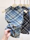 Retro Sexy Style Half-High Collar Smudged Plaid Vest for Women in Summer Chic Slim Fit Non-Contrasting Style Sleeveless Top for Outer Wear