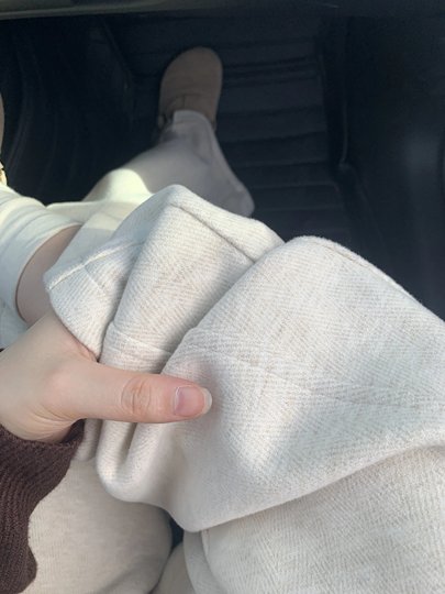 Korean-style velvet wide-leg pants for women 2025 spring, autumn and winter slit loose high-waisted herringbone trousers drapey sports sweatpants