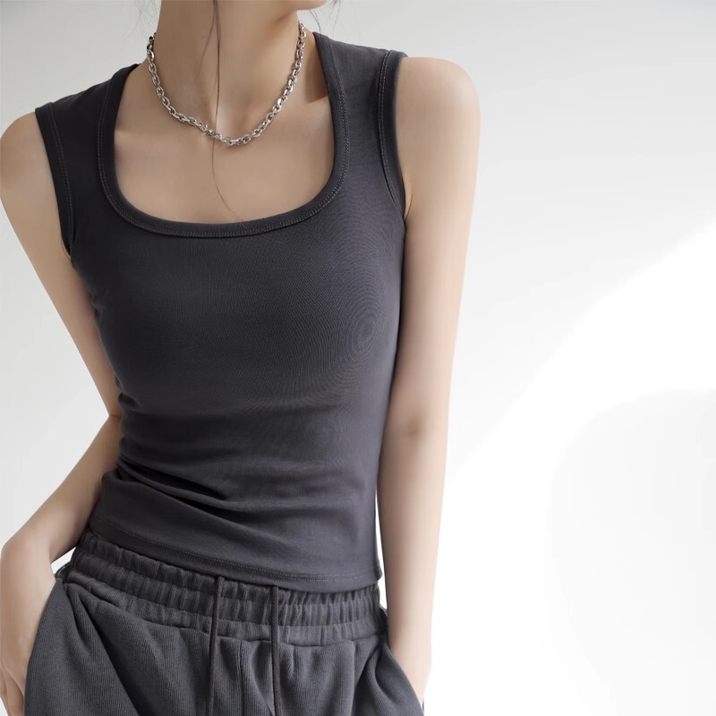 Can Be Worn Outside as a Camisole for Women, Summer Style, Suitable for Wearing Outside, Covers Side Breasts, Cotton Tank Top with Wide Shoulder Straps Can Be Worn Outside as a Camisole for Women, Summer Style, Suitable for Wearing Outside, Covers Side Breasts, Cotton Tank Top with Wide Shoulder Straps
